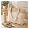 Cotton jute cooler bag Randy khaki