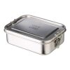 Stainless steel lunch box Kasen silver