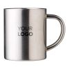 Stainless steel mug (250 ml) Braylen silver