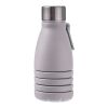 Silicone foldable drinking bottle 550 ml Erin grey