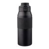 Stainless steel dubble-walled drinking bottle 800 ml Katie black