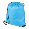rPET polyester (210D) drawstring backpack Calix cobalt blue