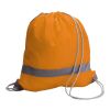 Polyester (190T) drawstring backpack Sylvie orange | No Branding | not available | not available
