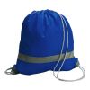 Polyester (190T) drawstring backpack Sylvie cobalt blue