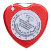 BMI tape measure Francine, ABS red | No Branding | not available | not available