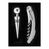 Stainless steel wine gift set Eve silver | No Branding | not available | not available
