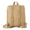Laminated paper (310 gr/m²) backpack Samanta brown | No Branding