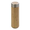 Bamboo and stainless steel double walled bottle Yara brown | No Branding | not available | not available