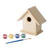 Wooden birdhouse kit Wesley brown | No Branding | not available | not available
