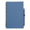 Wheat straw notebook with pen Massimo blue | No Branding | not available | not available