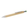 Bamboo and plastic ballpen Claire lime | No Branding | not available | not available