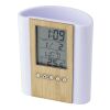 Bamboo penholder with clock Hassan bamboo | No Branding | not available | not available