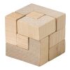 Wooden cube puzzle Amber brown | No Branding | not available | not available