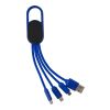 4-in-1 Charging cable set Idris blue | No Branding | not available | not available