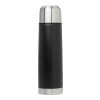 Stainless steel double walled flask Luca black | No Branding | not available | not available