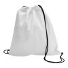 Drawstring backpack Nico, Nonwoven (80 gr/m²) white