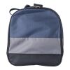 Polyester sport/travel bag dark blue
