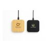 15W Wireless Bamboo Charger Brown | Without Branding