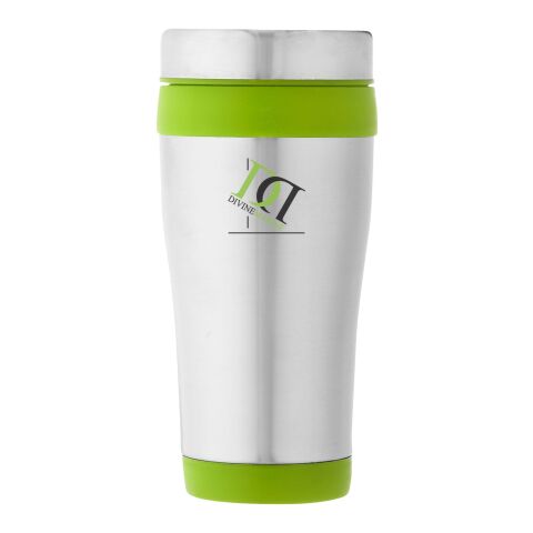 Elwood 410 ml insulated tumbler Standard | Silver-Lime green | No Branding | not available | not available