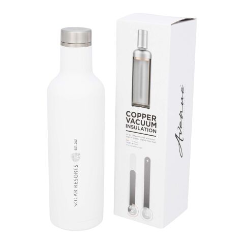 Pinto 750 ml copper vacuum insulated bottle Standard | White | Not applicable | No Branding | not available | not available
