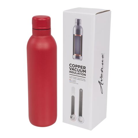 Thor 510 ml copper vacuum insulated sport bottle Red | not available | No Branding | not available | not available
