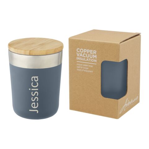 Lagan copper vacuum insulated tumbler with bamboo lid 300 ml Standard | Ice blue | not available | No Branding | not available | not available