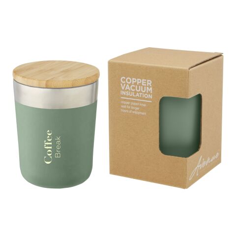 Lagan copper vacuum insulated tumbler with bamboo lid 300 ml Standard | Heather green | No Branding | not available | not available