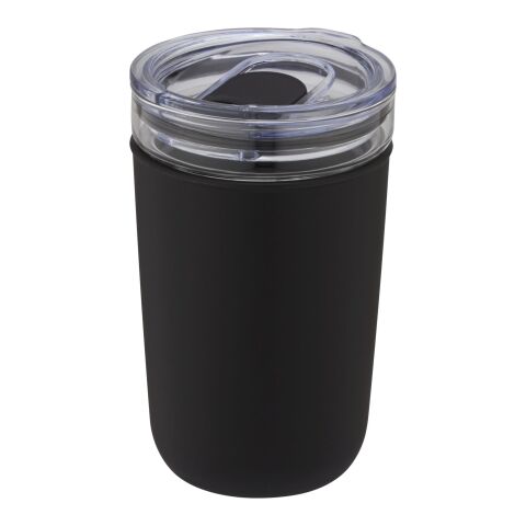 Bello 420 ml glass tumbler with recycled plastic outer wall Solid black | not available