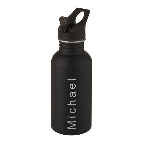 Lexi 500 ml stainless steel sport bottle Standard | Solid black | No Branding | not available | not available