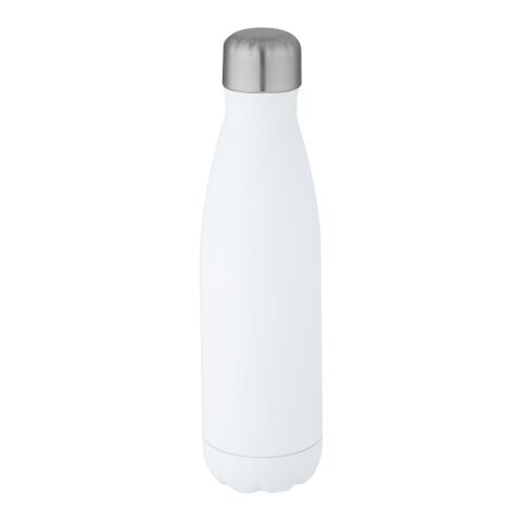 Cove 500ml recycled stainless steel vacuum insulated bottle Standard | White | No Branding | not available | not available