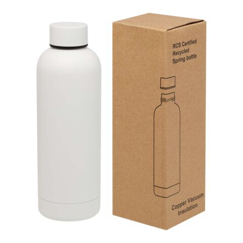 Spring 500 ml RCS certified copper vacuum insulated bottle Standard | White | No Branding | not available | not available