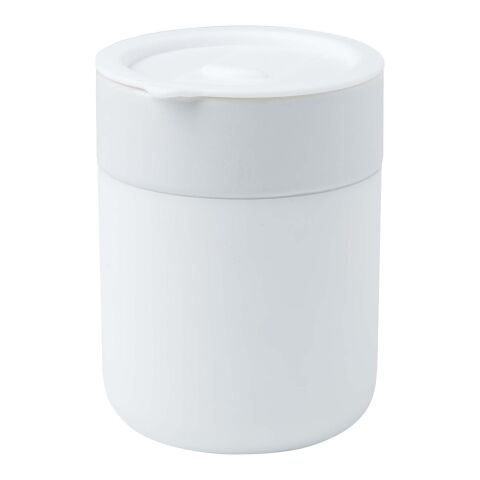 Java 330 ml ceramic tumbler with silicone wrap and plastic lid Standard | White | No Branding | not available | not available