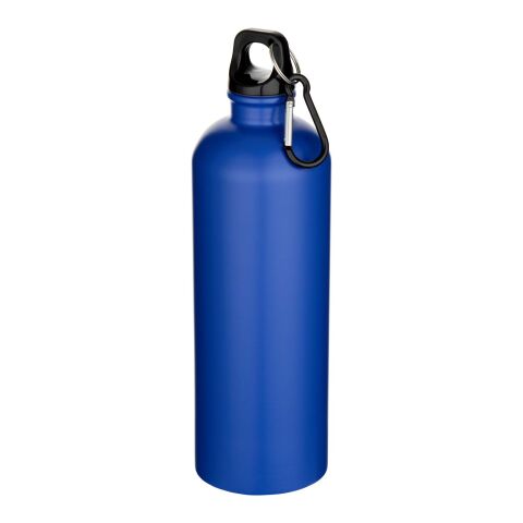 Oregon 750 ml matte RCS recycled single wall stainless steel water bottle with carabiner Standard | Royal blue | not available | No Branding | not available | not available