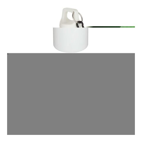 Oregon 750 ml solid colour RCS recycled plastic water bottle with carabiner   Standard | White | No Branding | not available | not available