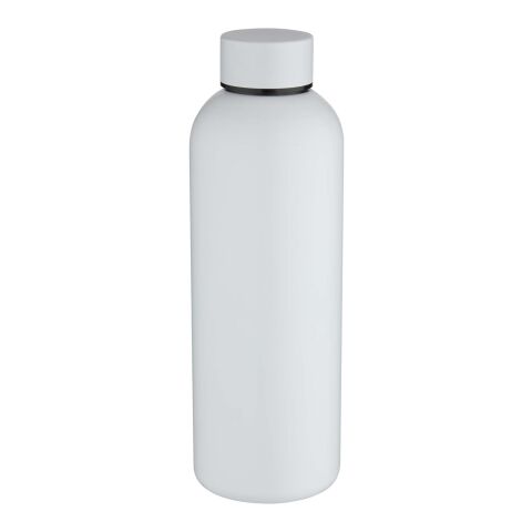 Spring 750 ml RCS recycled single wall stainless steel water bottle Standard | White | No Branding | not available | not available