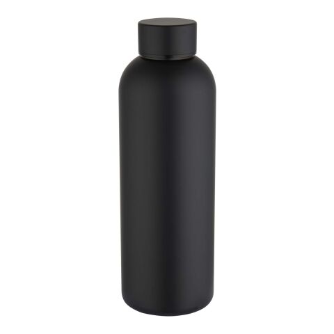 Spring 750 ml RCS recycled single wall stainless steel water bottle Standard | Solid black | No Branding | not available | not available