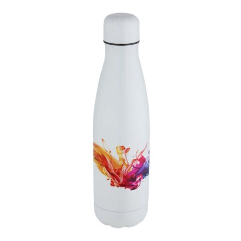 Cove 500 ml sublimation vacuum insulated stainless steel bottle Standard | White | No Branding | not available | not available