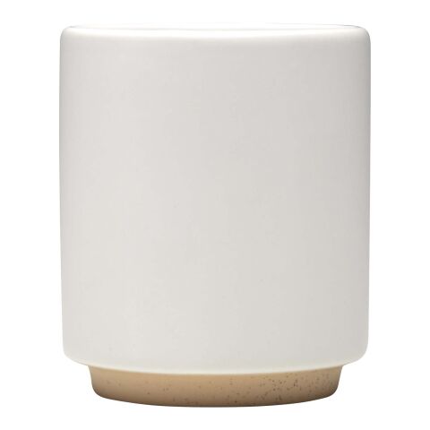 Camilla 180 ml stackable ceramic mug with matte finish White