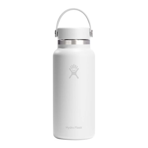 Hydro Flask Wide Mouth 946 ml insulated stainless steel water bottle White