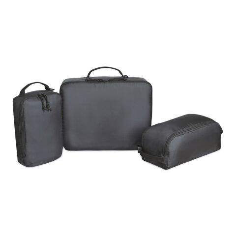 Renew AWARE™ rPET 3 Piece Packing Cube Set black | No Branding | not available | not available