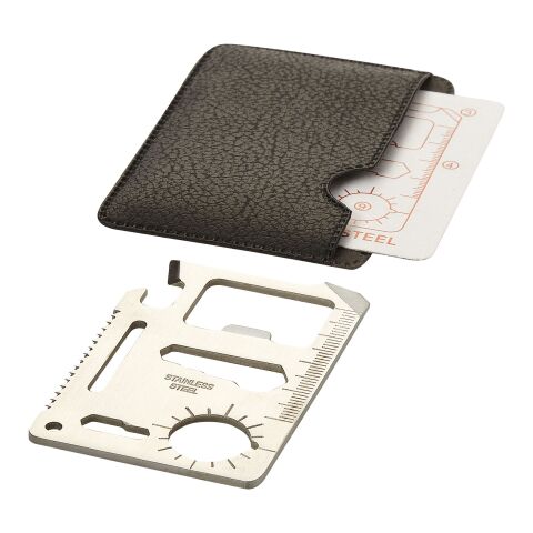 Saki 15-function pocket tool card Standard | Silver-Solid black | Not applicable | No Branding | not available | not available