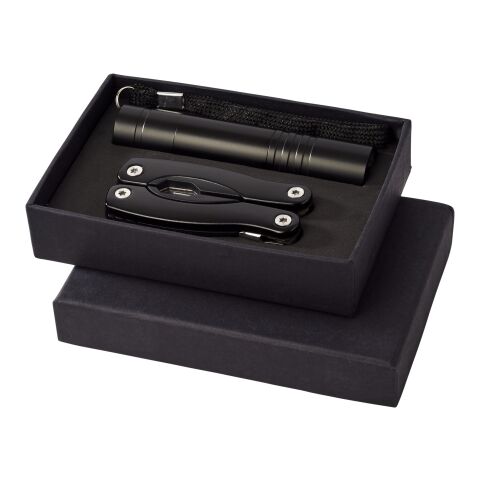 Scout multi-function knife and LED flashlight set Standard | Solid black | No Branding | not available | not available | not available