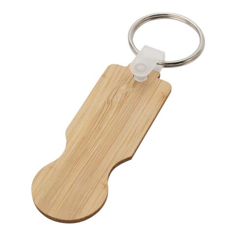 Ronan bamboo trolley keychain Standard | Natural | Not applicable | No Branding | not available | not available