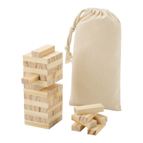Jumble wooden toppling tower game Standard | Natural | No Branding | not available | not available | not available