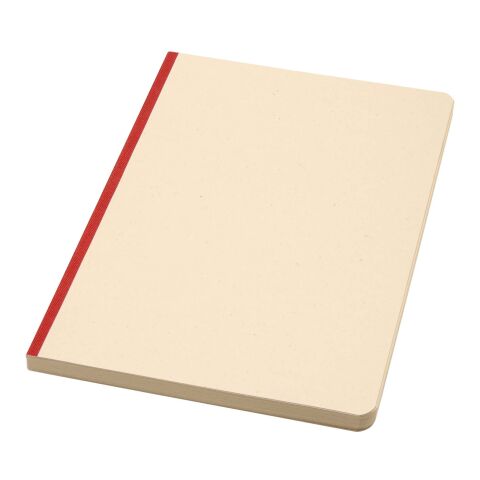 Liliana A5 sugarcane and RPET soft cover notebook Standard | Brick | Not applicable | No Branding | not available | not available