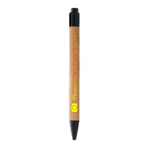 Borneo bamboo ballpoint pen Standard | Natural-Solid black | Not applicable | No Branding | not available | not available