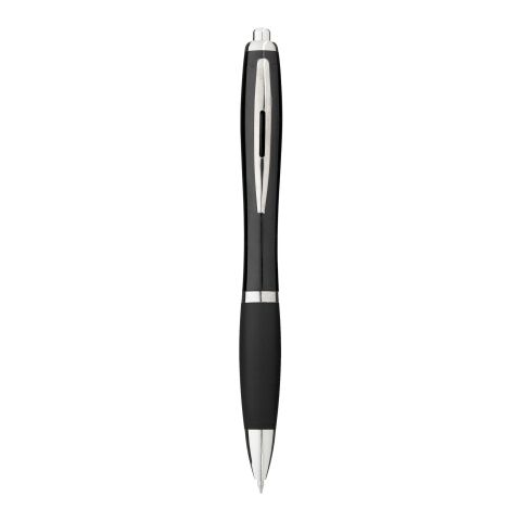 Nash pen with coloured barrel &amp; grip Standard | Solid black | not available | No Branding | not available | not available