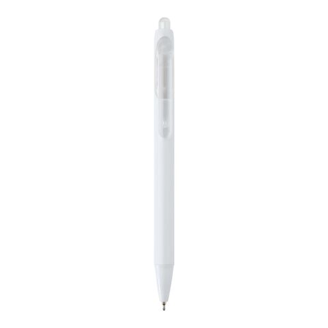 Glen RCS recycled bi-injected ballpoint pen (blue ink) White