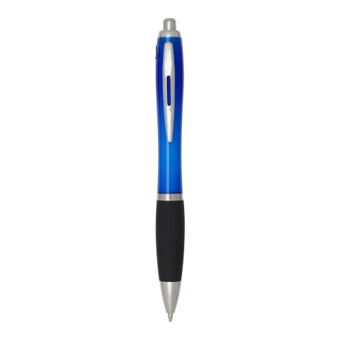 Nash RCS recycled plastic ballpoint pen with coloured barrel and black grip (black ink) Standard | Royal blue | No Branding | not available | not available
