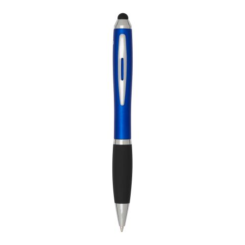 Nash RCS recycled plastic stylus ballpoint pen with coloured barrel and black grip (black ink) Standard | Royal blue | No Branding | not available | not available